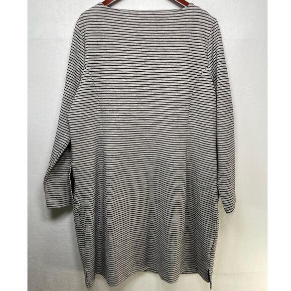 Duluth Trading Women's Ponte Pro Long Sleeve Dress Gray Size XXL - Picture 2 of 5